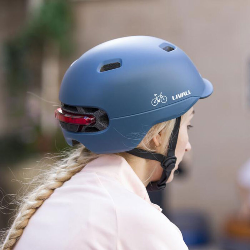 Casco Da Ciclismo Smart LIVALL C20 Unisex - Con Luci LED, Sensore Di Caduta SOS E Luce Frenata - Per Città E Sicurezza